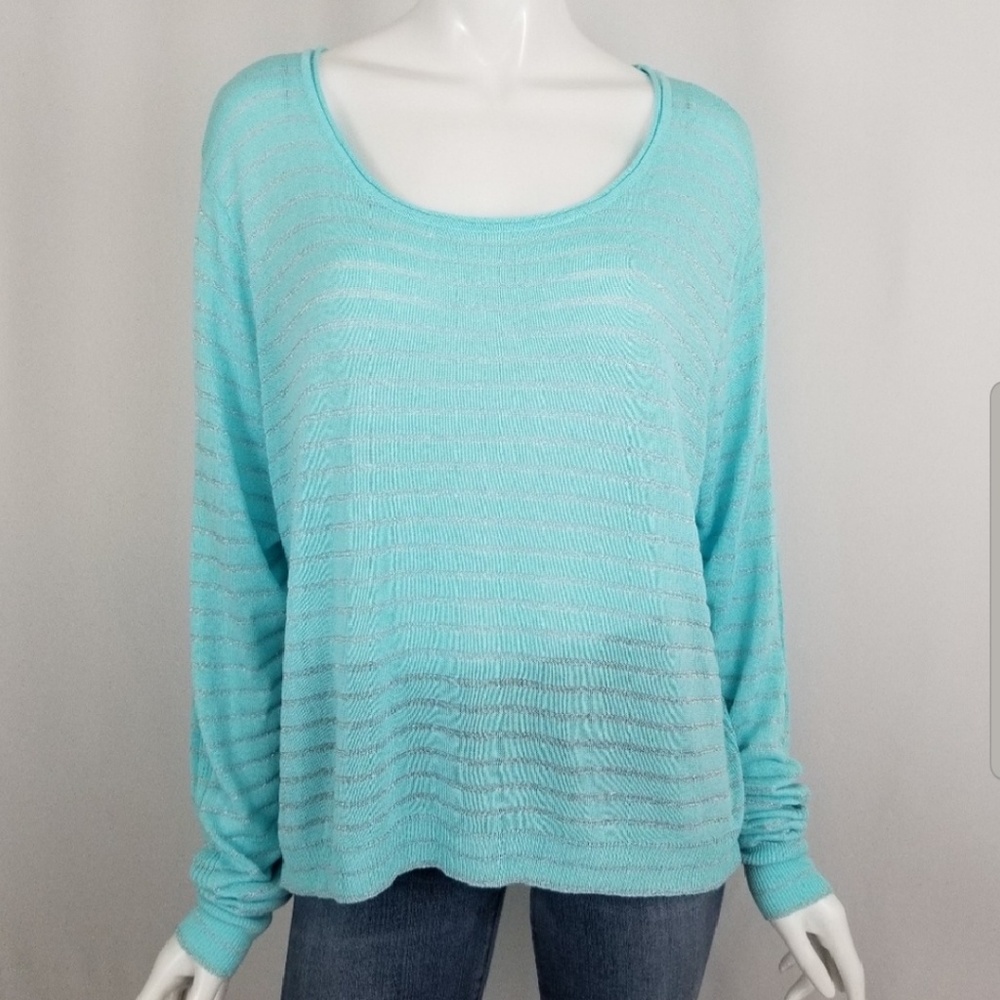 Lane Bryant Glitter Stripped Sweater